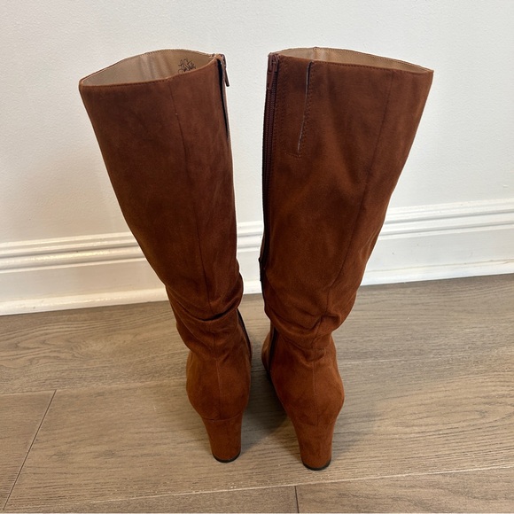 LifeStride Maltese Women's High Heel Slouch Boots - Size 8.5 Wide - Wide Calf - Picture 3 of 12